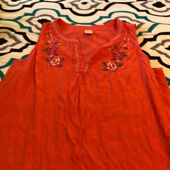 Tops - 2 coral shirt bundle